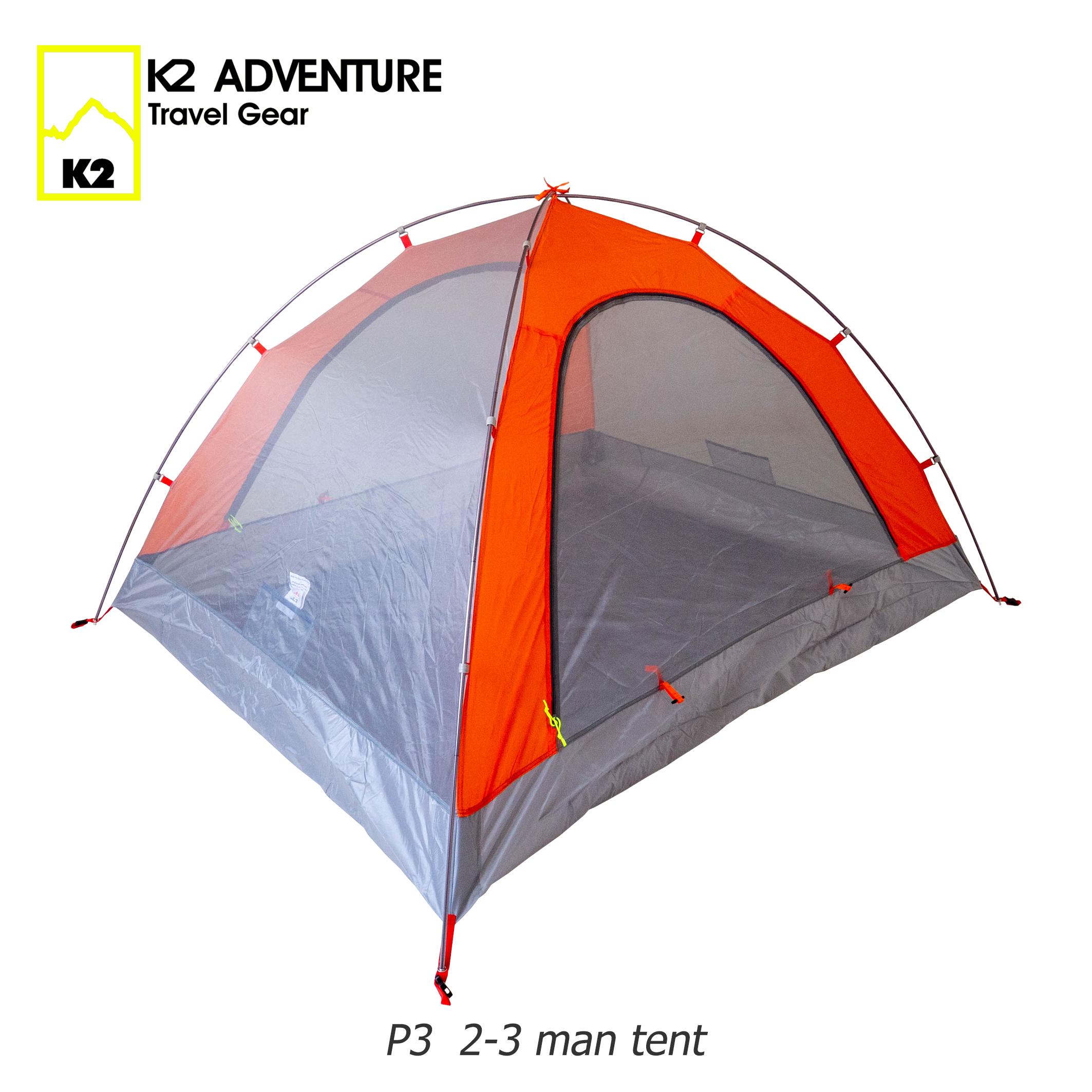 เต็นท์ K2 Adventure P3 สีส้ม